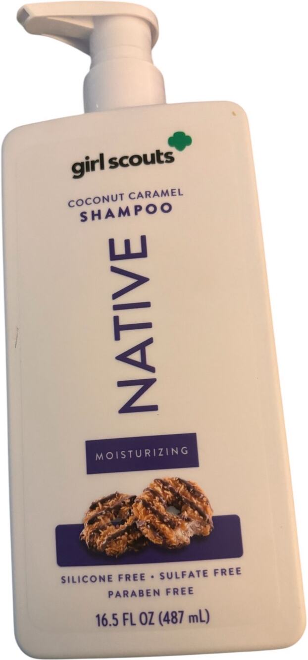 Native Girl Scouts Coconut Caramel Shampoo andConditioner 16.5 oz. Discontinued